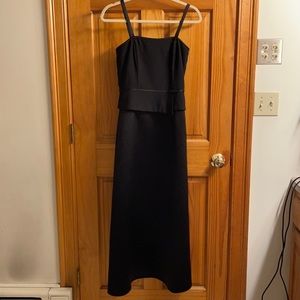Scott McClintock long black dress.